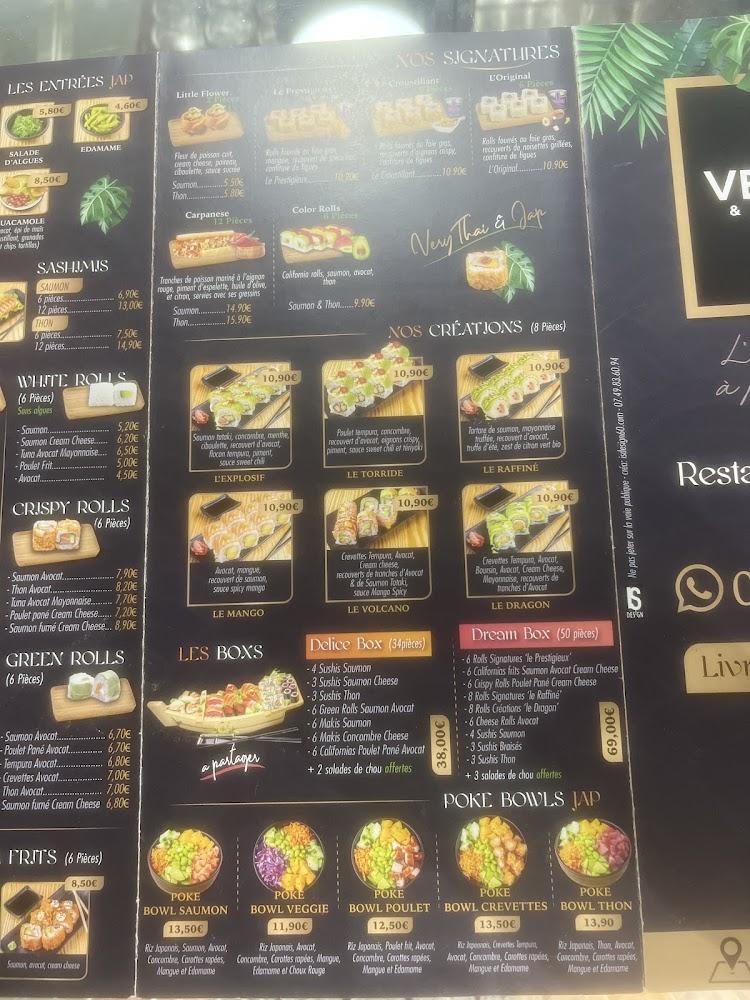 Very Thai & Jap - Menu Image 3